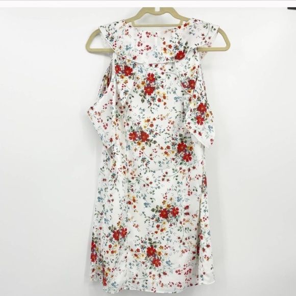 🎉 HP 🎉 PARKER NEW NWT DITSY COLD SHOULDER DRESS SIZE MEDIUM - Picture 8 of 11